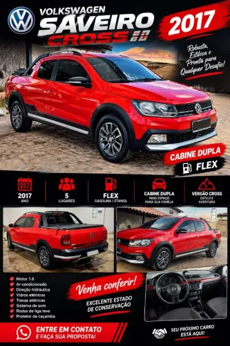 Volkswagen Saveiro Cross 1.6 T.flex 16V CD 2017