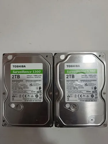 2 Hd Toshiba S300 2tb cftv dvr CPU