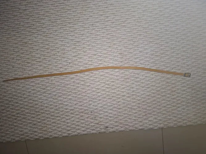 Cinto fino amarelo infantil