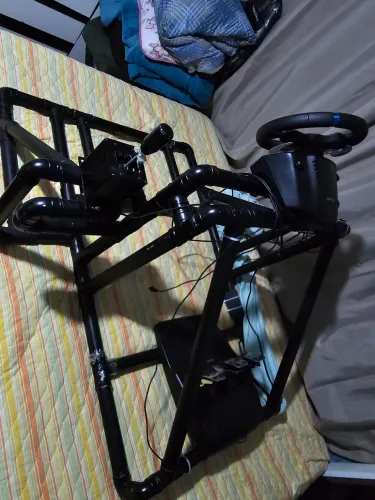 Volante G29 + câmbio H + cockpit