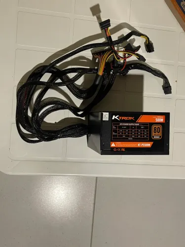 Fonte KTROK 500W 80 Plus bronze PFC Ativo