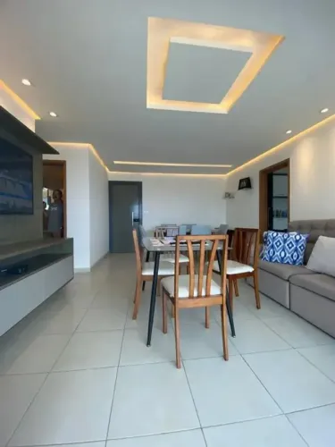 Condomínio Torres Cenário com 3 suítes, modulados e mobiliado,125m², andar alto, Bairro: T
