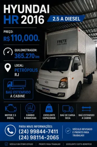 Hyundai HR 2016 2.5 DIESEL