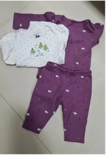 Conjunto carters menina 0 a 3 meses