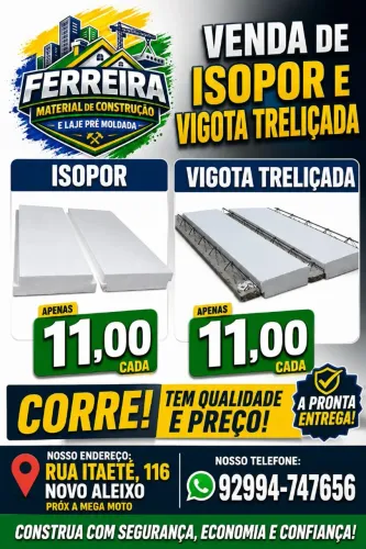 Isopor e vigota