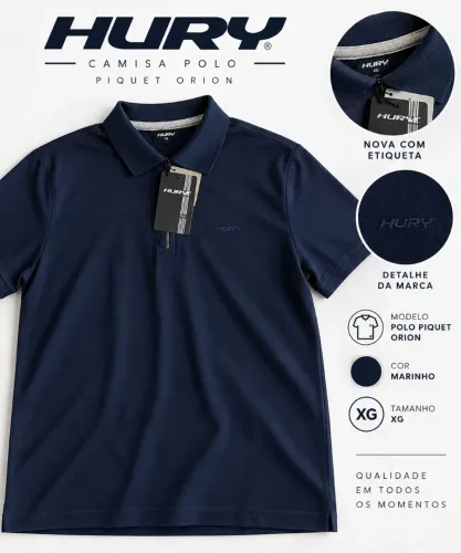 Camisa Polo HURY Piquet Orion ?