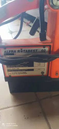 Furadeira base magnética alfra rotabest 60 Alemã