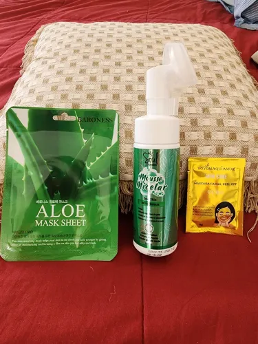 Kit skin care com máscara coreana