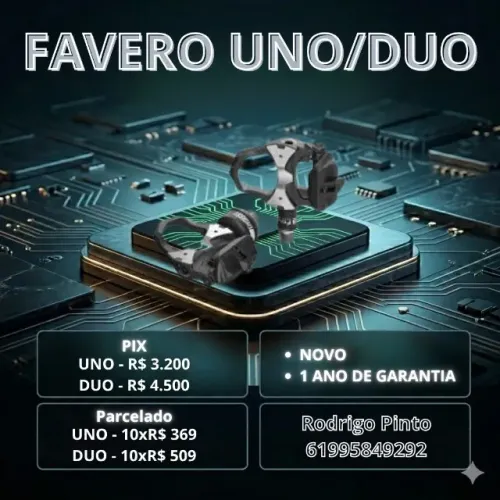 Favero Duo - Novo - 1 Ano de garantia