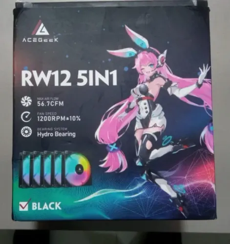 RoMa! Kit de Fans para gabinete 'Rainbow' (Leia o texto do anúncio...)