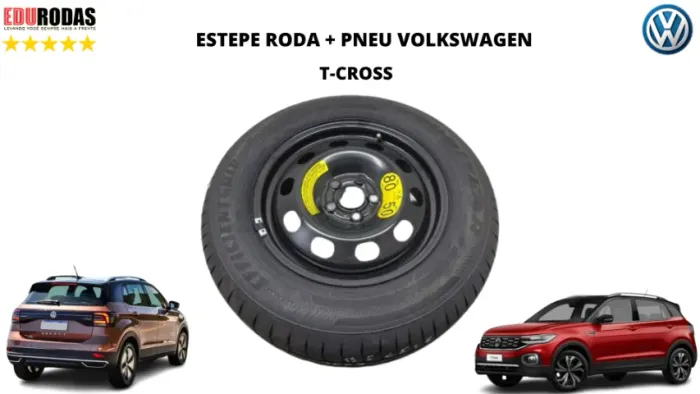 Step Volkswagen T-Cross Original ( Roda + Pneu ) R:16 F:5x100