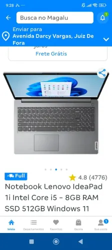 Notebook lenovo
