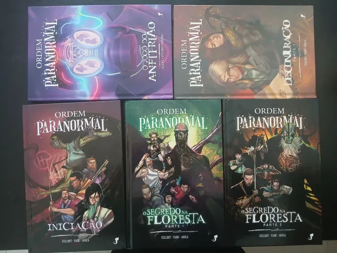 HQs Ordem Paranormal 1 a 4 + Jogo do anfitrião