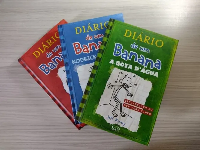 "Diário de um Banana" volumes 1,2 e 3