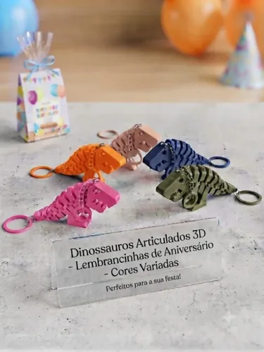 Chaveiro dinossauros para colecionar ou lembrancinha