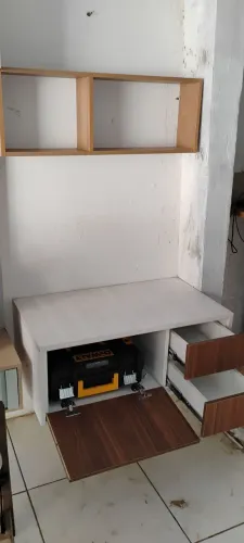 Módulo 1 porta 2 gavetas com nicho 