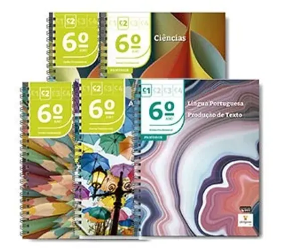 Livros da marca Pitágoras 2° e 3°