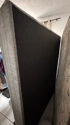 CAMA BOX CASAL COM COLCHÃO