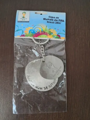 Chaveiro Copa do Mundo Fifa 2014 prata