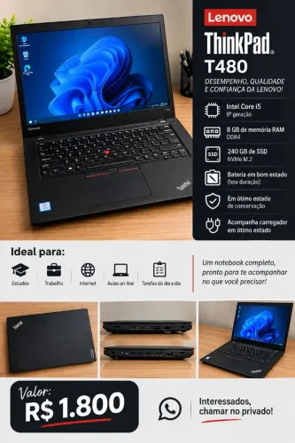 Notebook Lenovo Tinkpad T480