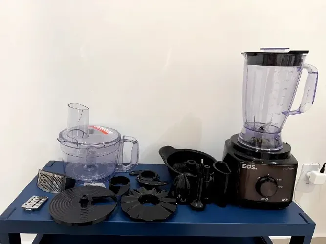 Processador de Alimentos 7 em 1 EOS EPS01T 900W Titanium 110V