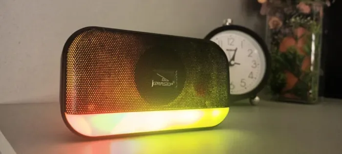 Caixa de Som Portátil Bluetooth D-Y28, 8W RMS, Bateria 1200 mAh, com Rádio FM, USB, Cartão