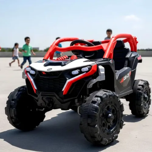 Carro Carrinho Jipe Elétrico Infantil UTV MAX com Controle, Luzes LED e Som até 30kg