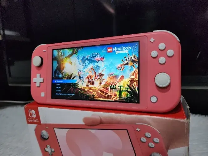NINTENDO SWITCH LITE DESTRAVADO + CARTÃO 128GB + 20 JOGOS + GARANTIA
