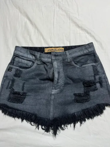 Saia Jeans John John Original Destroyed Tam 36