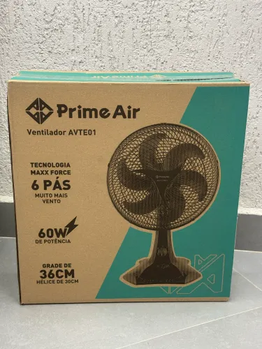 Ventilador de Mesa Prime Air Maxx Force 6 pás 60W - NOVO