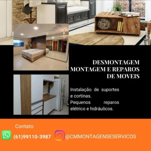 montador de moveis sobradinho