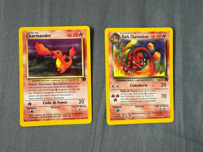 Cartas Pokémon TCG Charmander 50/82 | Dark Charmeleon 32/82