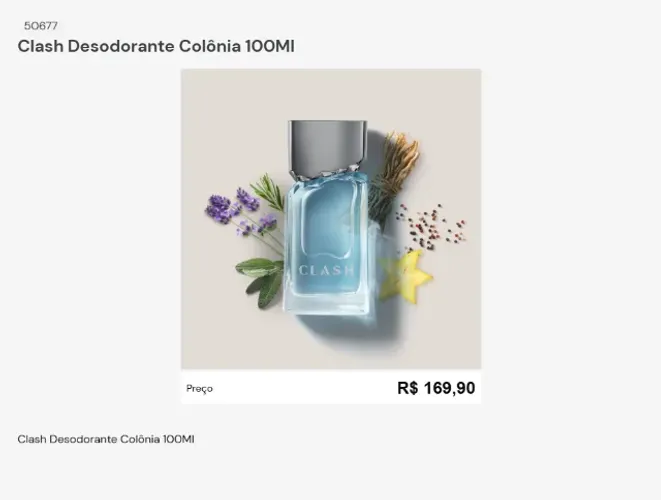 Clash Desodorante Colônia 100Ml