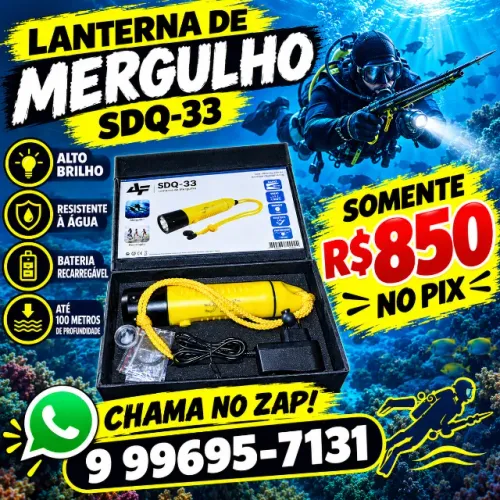 Lanterna de mergulho ALBATROZ SDQ33
