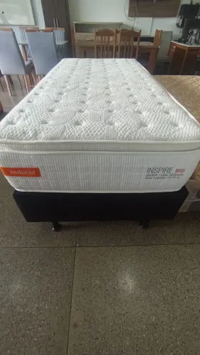 Cama box solteiro molas ensacandas inducol