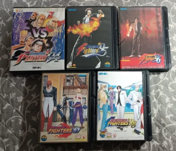 Jogos Kof 94, 95, 96, 97, 98 para Neo geo Aes, SNK.