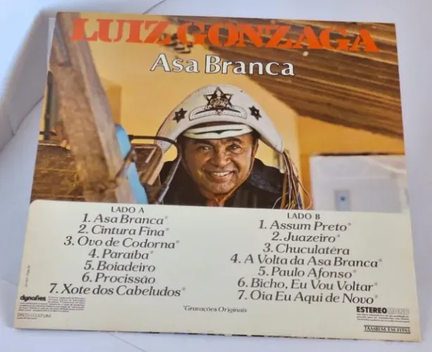 Vinil Asa Branca Luiz Gonzaga LP Original 1975