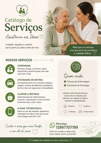 Cuidadora / assistente de idosos