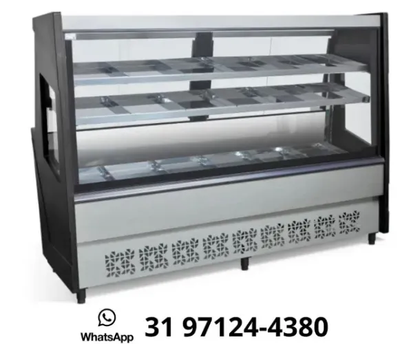 Balcão Avícola 2M Preto Polar