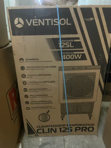 CLIMATIZADOR EVAPORATIVO VENTISOL CLIN125 PRO 125L | 12.000 M³/H | 400W | PARCELAMOS