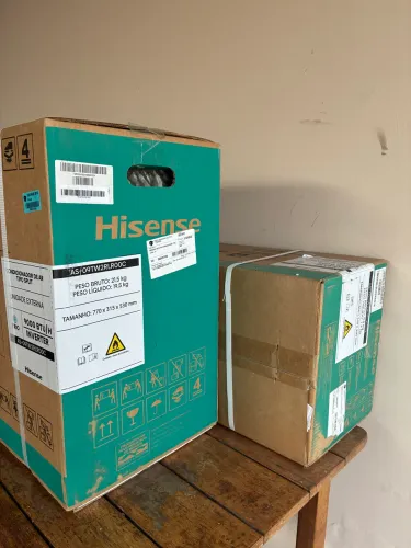 Ar condicionado novo hisense 