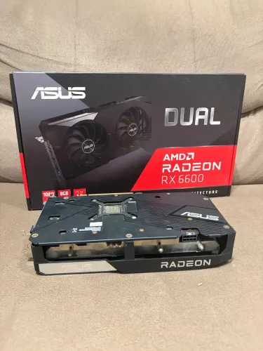 Placa de Vídeo ASUS Dual Radeon RX 6600 8GB GDDR6 + Caixa