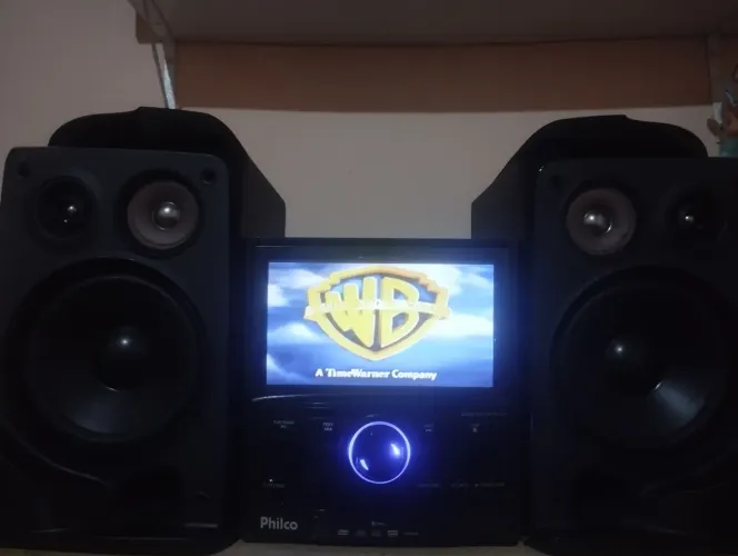 Minisystem philco dvd player raridade