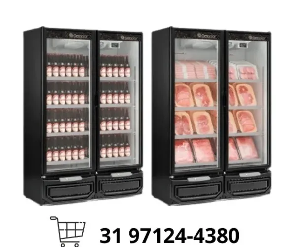 Freezer Expositor 2 Portas Gelopar