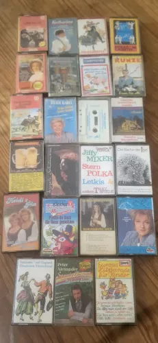 Fitas cassetes de música Alemã