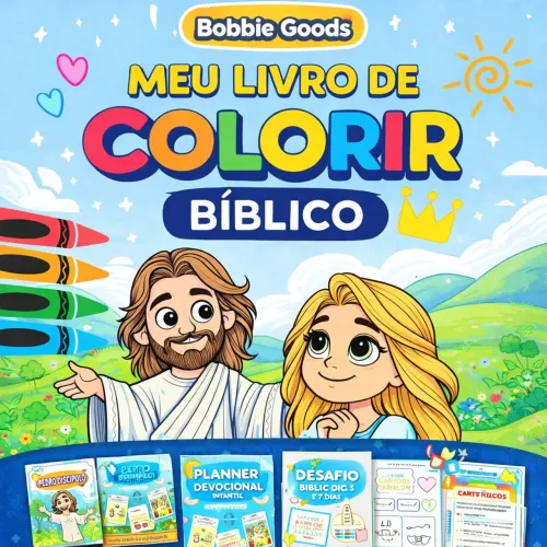 Livro Bíblico para Colorir - 35 Desenhos | Histórias e Valores