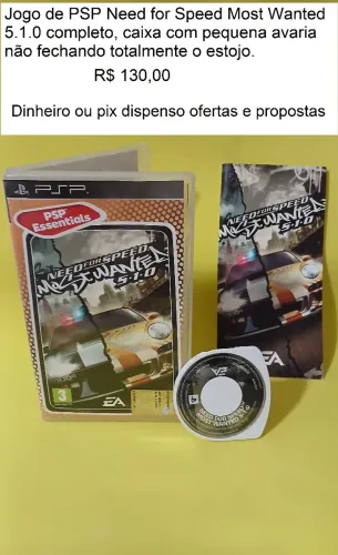 Jogo de psp Need for Speed Most Wanted 5.1.0