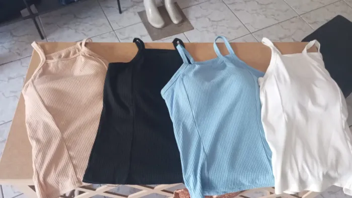 Lote de blusas (10)variados cores 