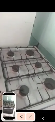 Fogão e geladeira duplex