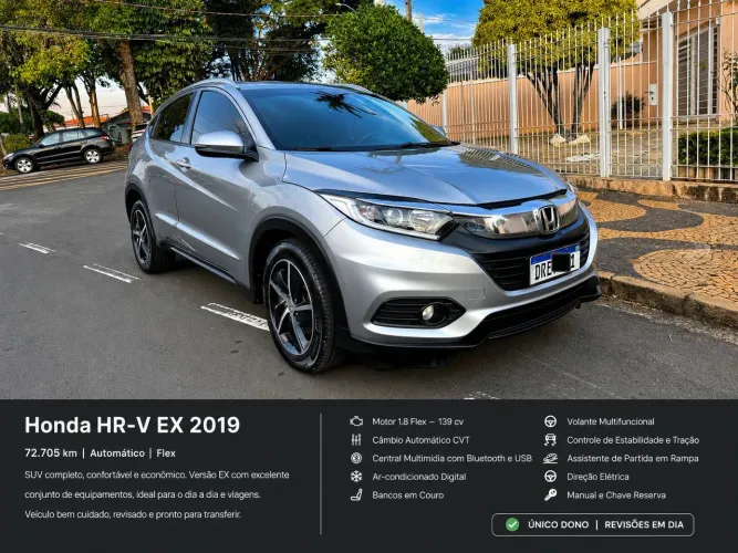 Honda HR-V EX 1.8 Flexone 16V 5P Aut. 2019